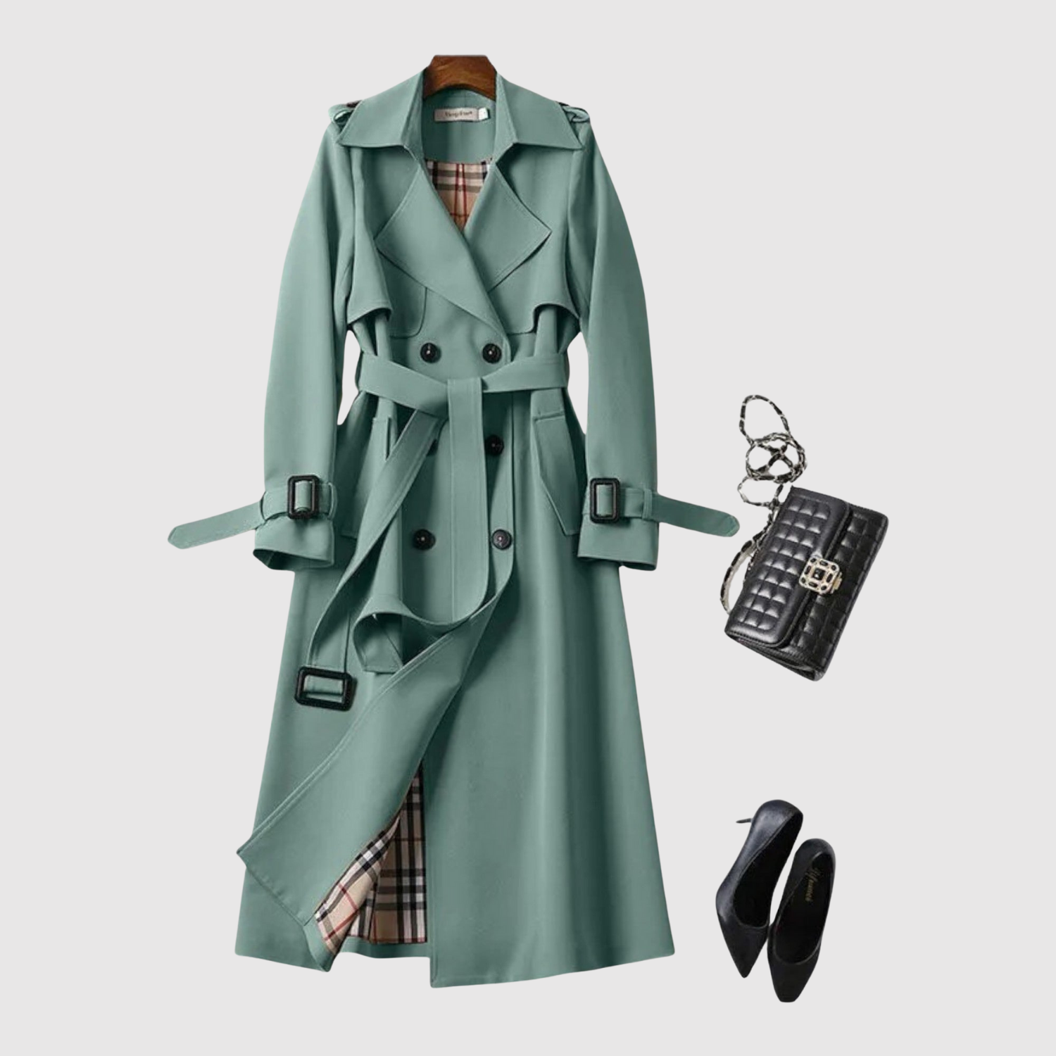 Елена – Дълго палто с колан