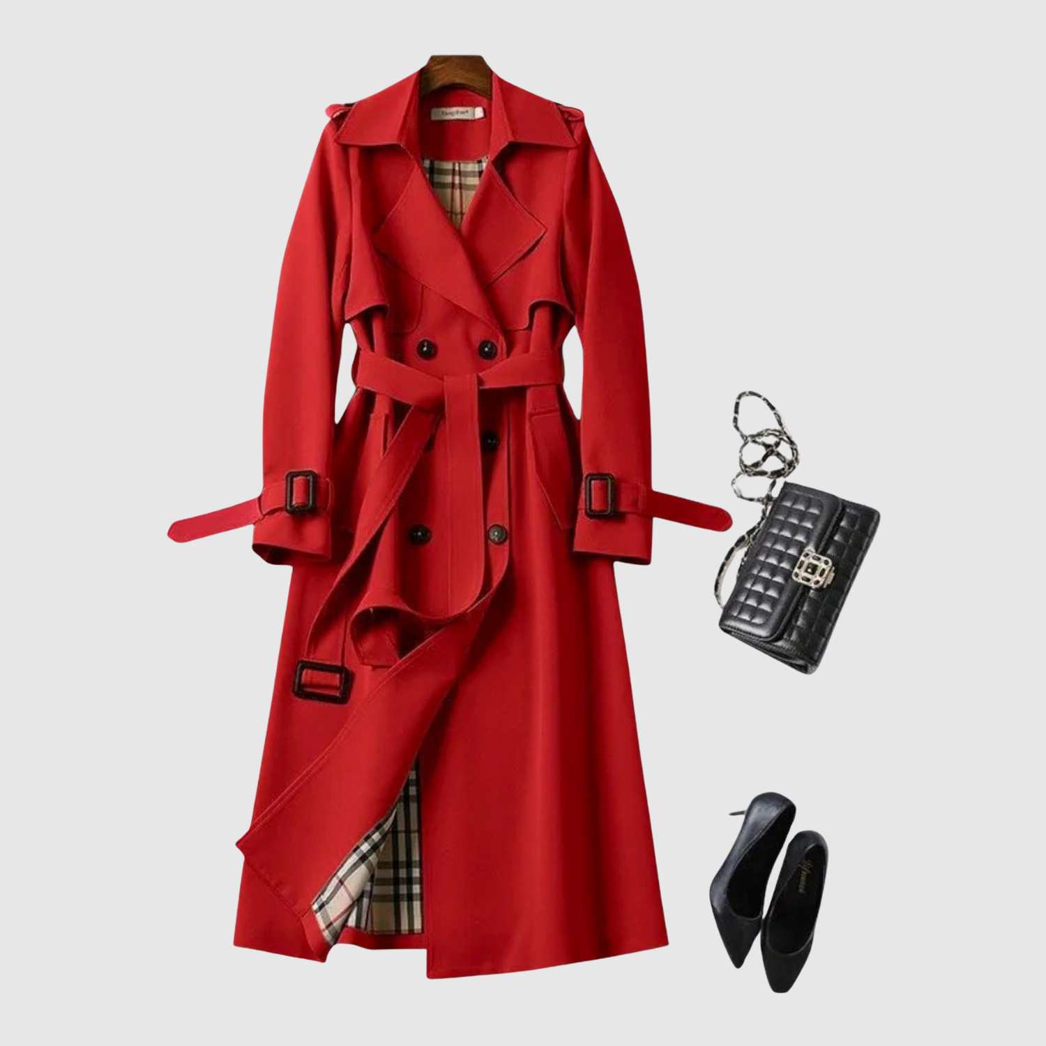 Елена – Дълго палто с колан