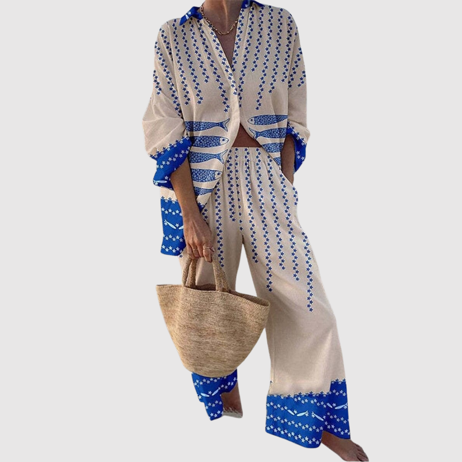 Виктория – Плажна рокля с връзки отпред