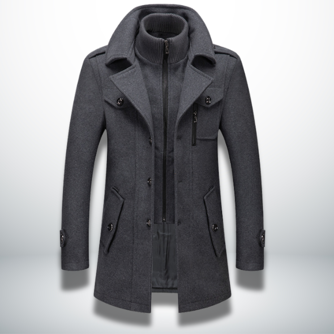 Angelo™ | Cappotto caldo ed elegante per uomini