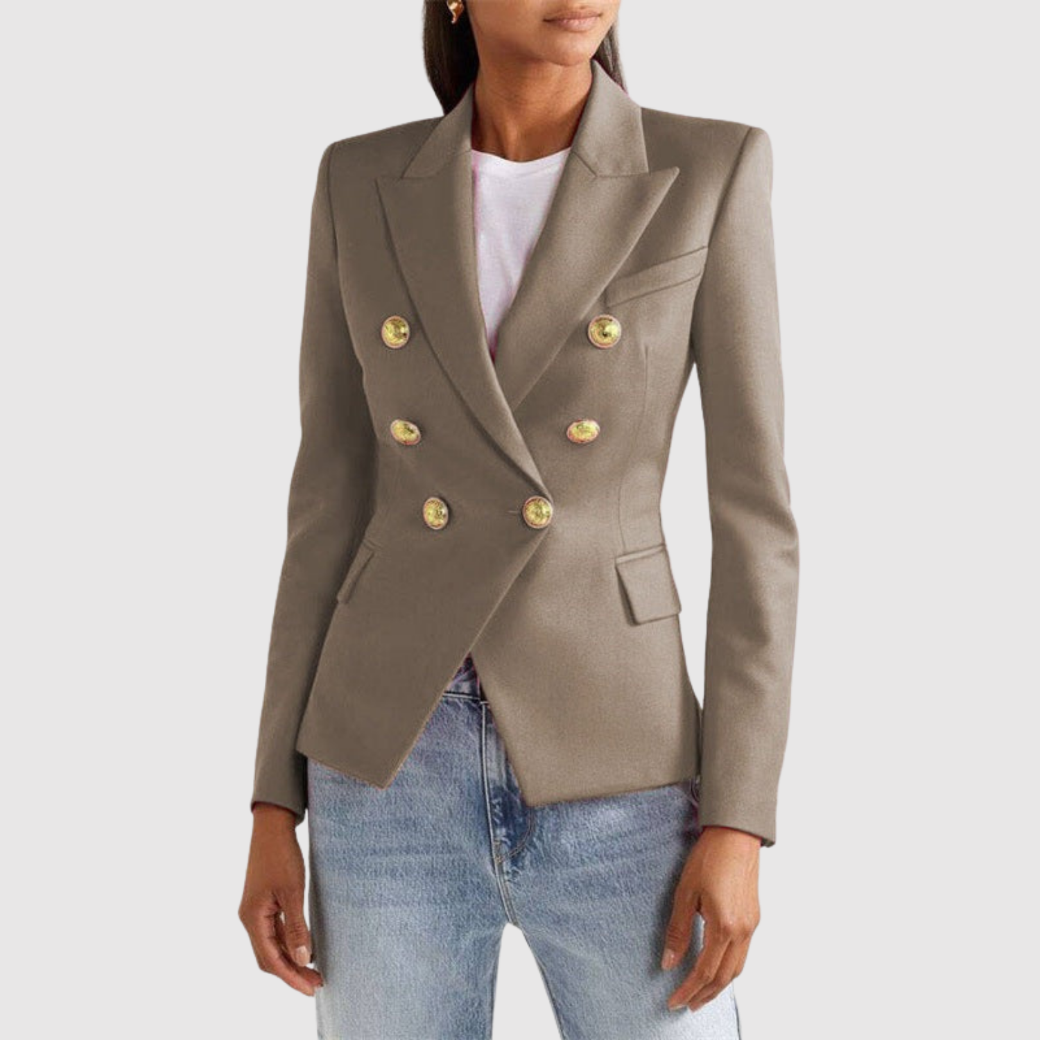 Габриела – Двуредно сако с златни копчета