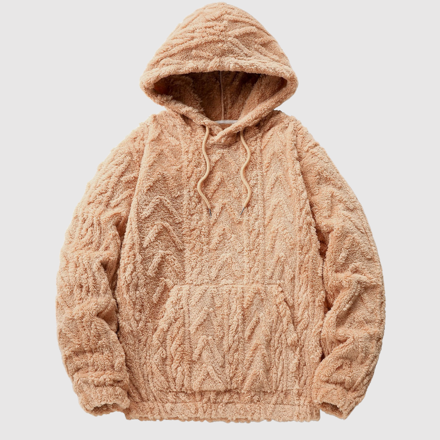 Мила – Мек Теди Худи с кабелна шарка