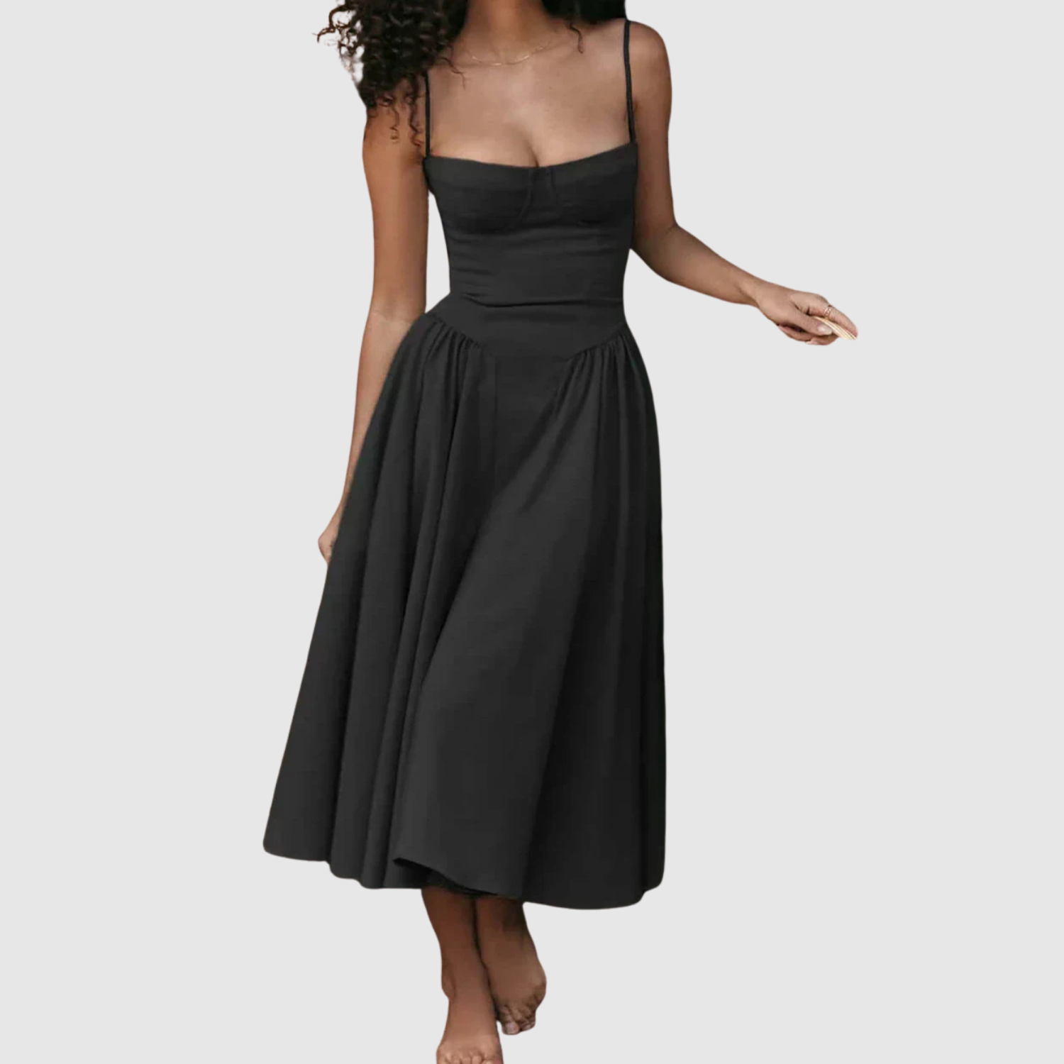 Лилия – Безпроблемна рокля с ретро стил